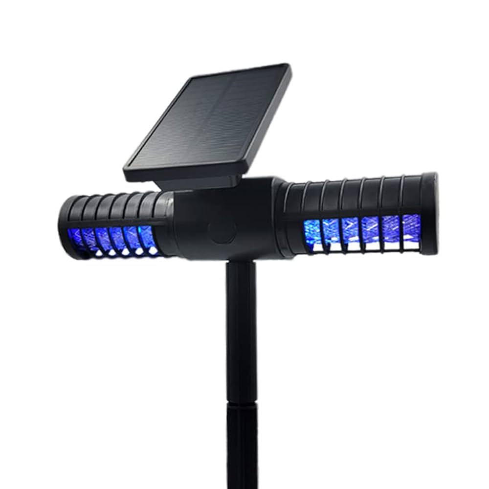 Amazon | バラエティ本舗 ソーラー 電撃殺虫器 虫除け 殺虫器 高